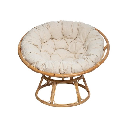 SILLON PAPASAN DE RATAN NATURAL