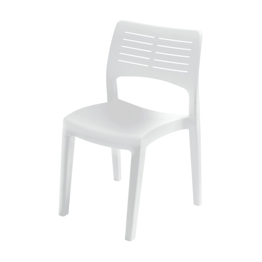 SILLA DE RESINA SMART BLANCA