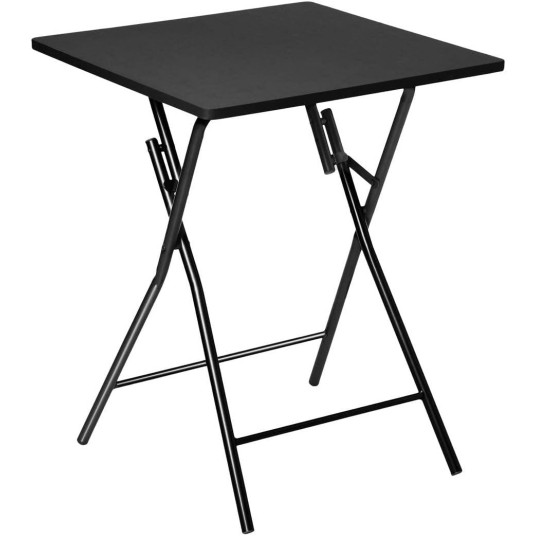 MESA PLEGABLE DE 2 PLAZAS NEGRA