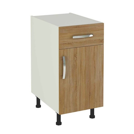 MUEBLE BAJO CON CAJON Y PUERTA ROBLE